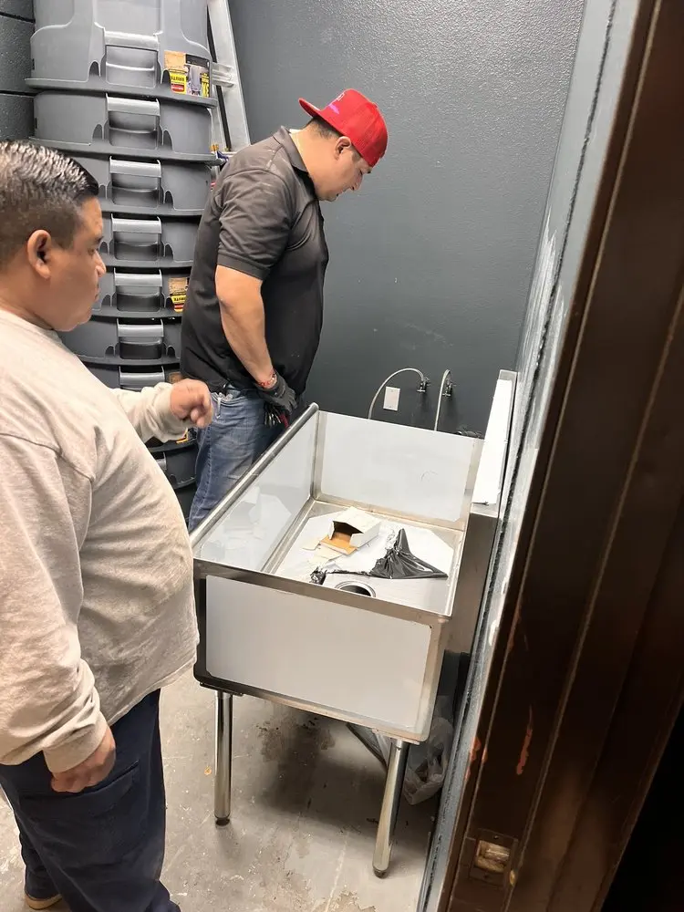 Commercial plumbing and sink installation in Valparaiso