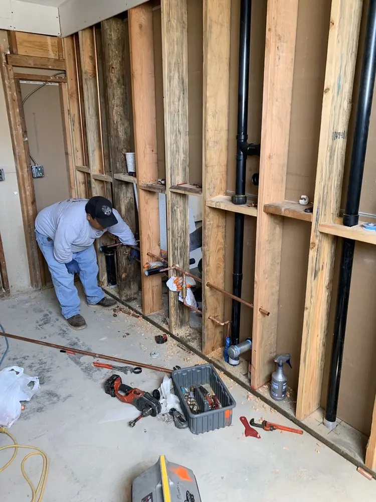 Commercial rough-in plumbing for Water Heater Replacement in Valparaiso
